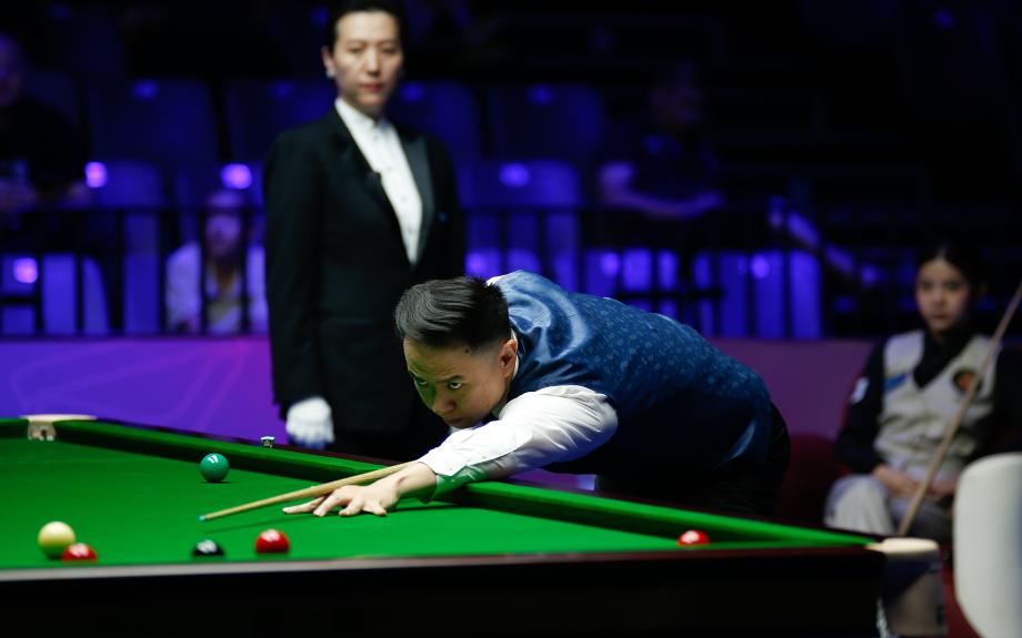 斯诺克武汉公开赛 肖国栋战胜泰国女选手晋级
